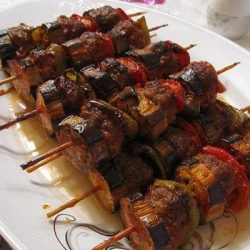 Patlıcanlı Şiş Köfte