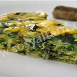Ispanaklı Yumurtalı Omlet