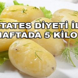 Patates Diyeti (1 Haftada 5 Kilo)