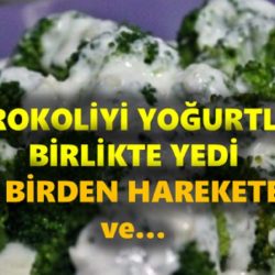 brokoli yoğurt tüketimi