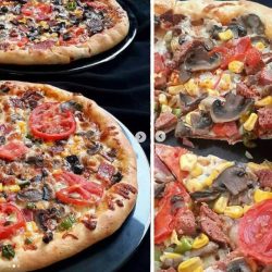 evde karışık pizza tarifi