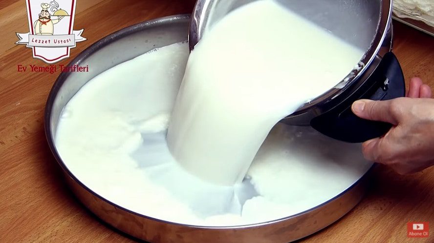 güllaç sütü hazırlama