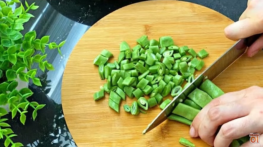 yeşil fasulye salatası