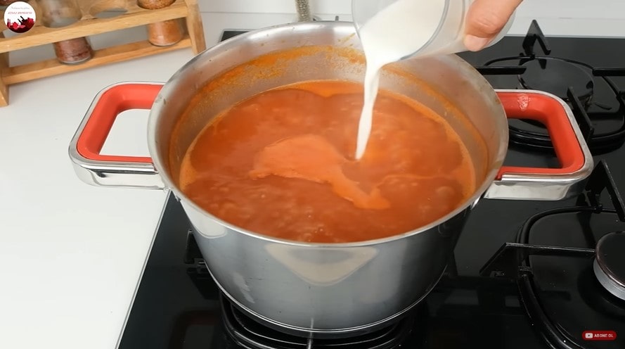 sütlü domates çorbası